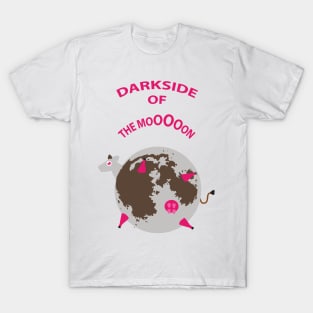 The dark side of the Mooooon T-Shirt